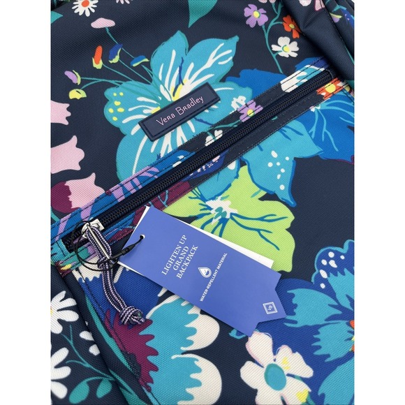 NEW!! Vera Bradley Lighten Up Grand Firefly Garden Floral - Water Resistant - Picture 3 of 8